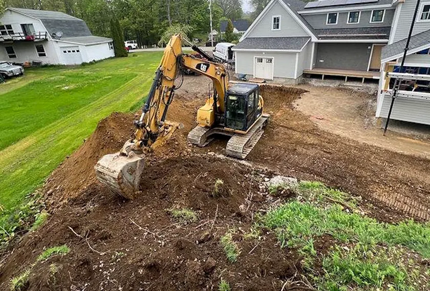 Réalisation Ritzco : excavation et terrain